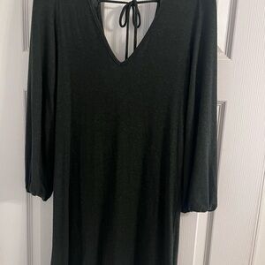 Jolie Dark Green Backless Dress